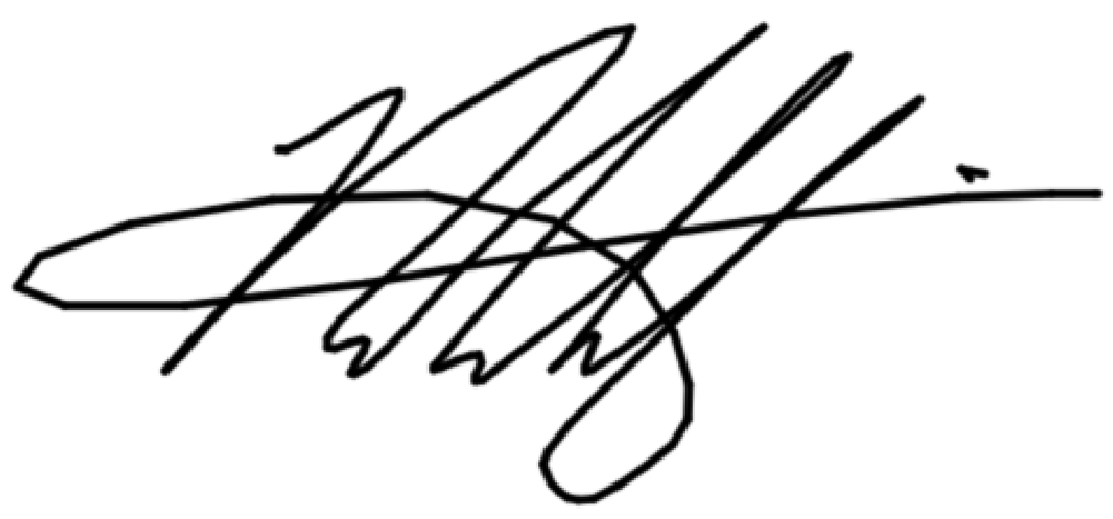 Nick Monzi signature